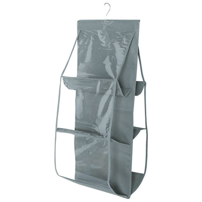 Hanging Handbag Organizer (6 Pockets)