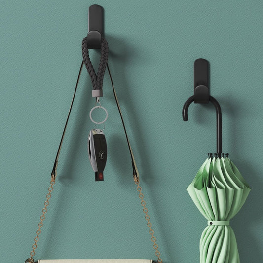 Self-Adhesive Plastic Wall Hooks (6 count)