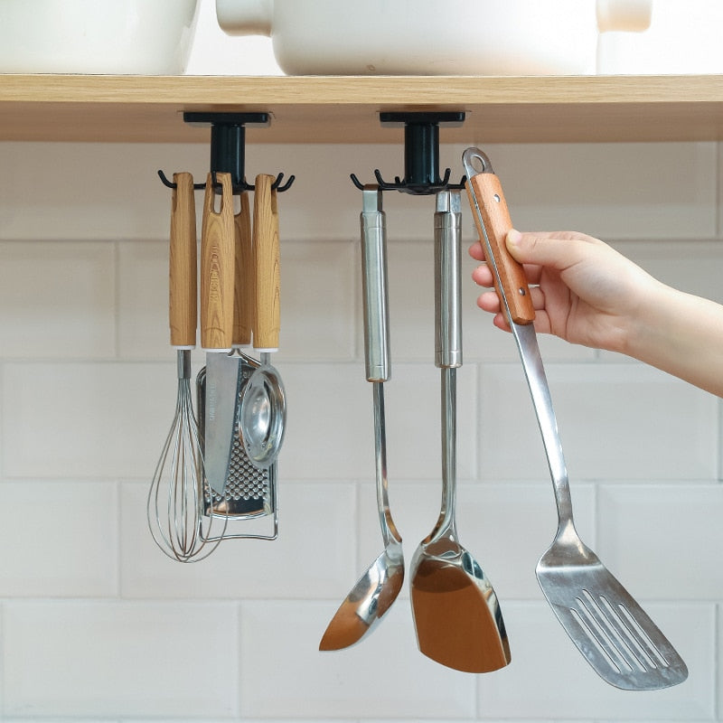 Under Cabinet Utensil Hooks